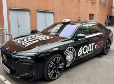 Marquage sur BMW I7 x G7 x Goat
