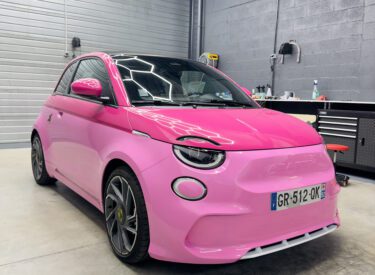 Total Covering Rose en deux Nuances x Fiat 500 Abarth