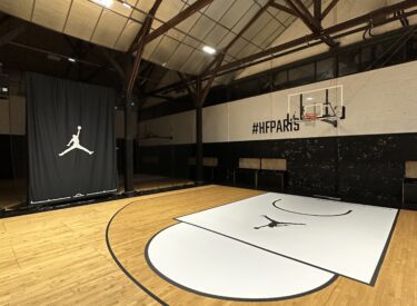 Marquage de la raquette d’un Terrain de Basket x Hoops factory x Jordan